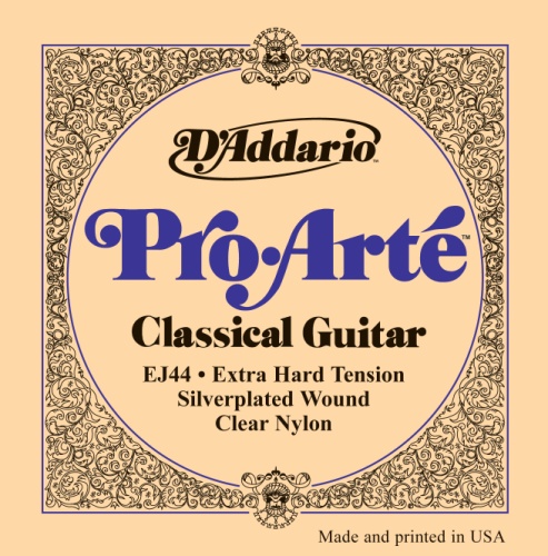 D'Addario Extra Hard Tension, Pro-Arté Nylon Classical Guitar Strings