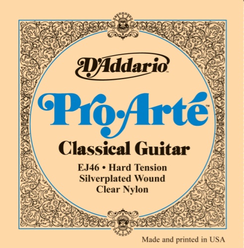 D'Addario Hard Tension, Pro-Arté Nylon Classical Guitar Strings