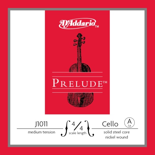 Prelude Strings Prelude Cello Single A String, 4/4 Scale, Medium Tension