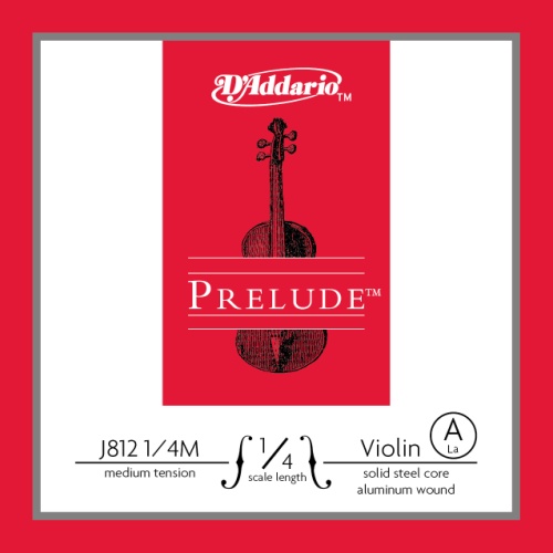 Prelude Strings Prelude Violin Single A String, 1/4 Scale, Medium Tension