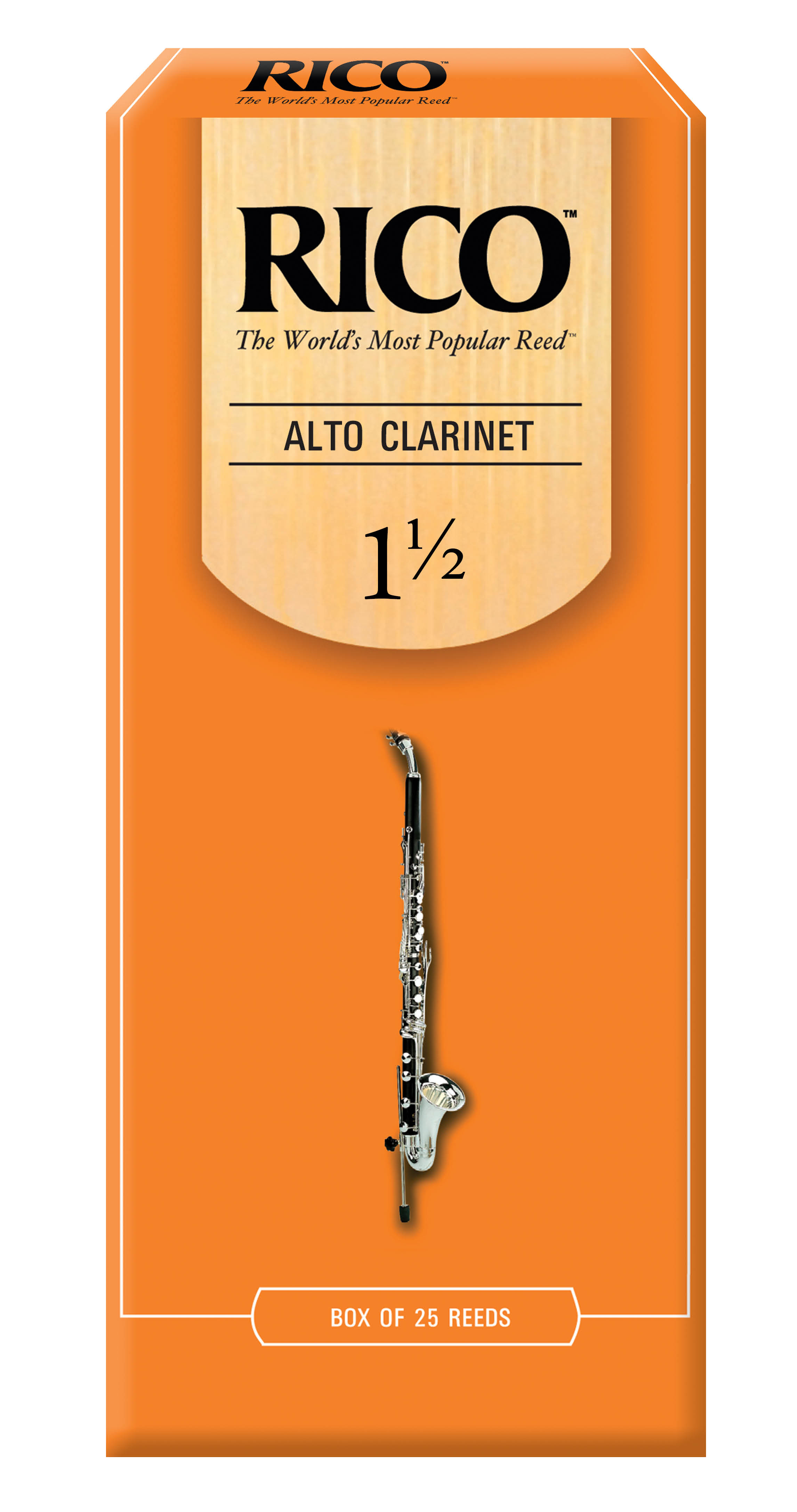 Rico Alto Clarinet Reeds, Box of 10