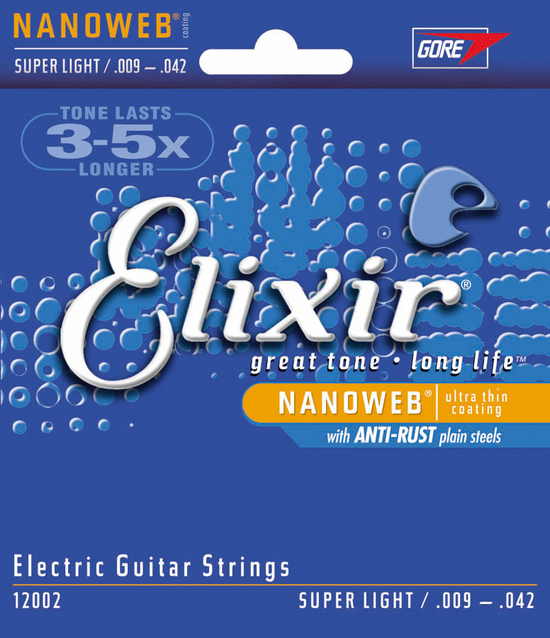Elixir 12002 NANOWEB Electric Nickel SL