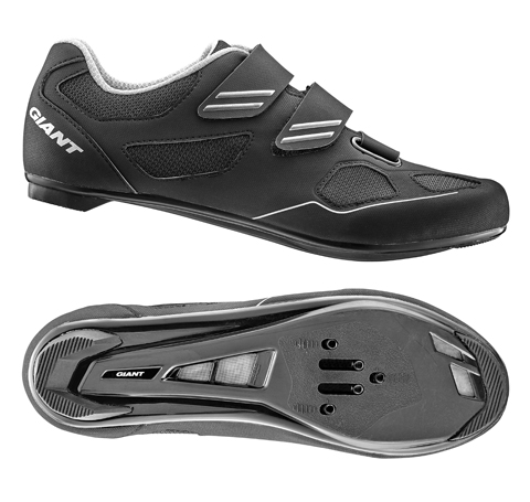 Giant G20358 GNT Bolt Road Shoe Nylon SPD/SPD SL Sole 41 Black/Silver