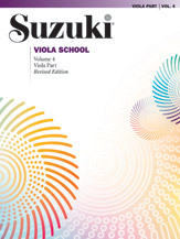 SUZUKI VIOLA VOL 4 Book