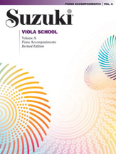 Suzuki Viola School Piano Acc., Volume A