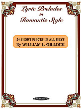 Lyric Preludes in Romantic Style [Piano] Book