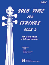 Solo Time For Strings 2 Bass Etling Book