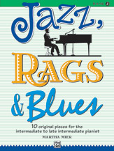 Jazz, Rags & Blues Book 3 Book with Online Audio