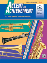 AOA Mallet Percussion Book 1 Accent on Achievement Book & CD