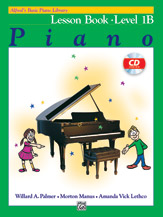 Alfred's Basic Piano Lesson 1B w/CD [Piano] Book & CD