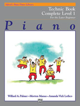 Alfred's Basic Piano Library: Technic Book Complete 1 (1A/1B) [Piano] Book