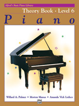 Alfred's Basic Piano Library: Theory Book 6 [Piano] Book