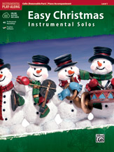 Easy Christmas Instrumental Solos, Level 1 for Strings for Cello