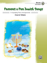 Famous & Fun Jewish Songs, Book 5 Piano
