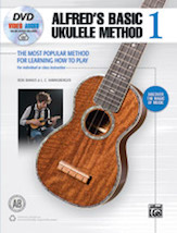 Alfred's Basic Ukulele Method 1 [Ukulele] Book, DVD & Online Video/Audio