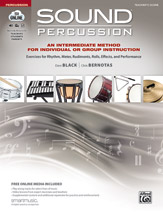 Sound Percussion Score Book & Online Media