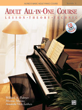 Alfred's Adult All-in-One, Book 1 w/CD [Piano] Comb Bound Book & CD