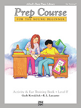 Alfred's Basic Piano Prep Course: Activity & Ear Training Book F [Piano] Book