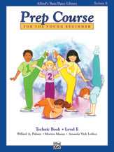 Alfred's Basic Piano Prep Course: Technic Book E [Piano] Book