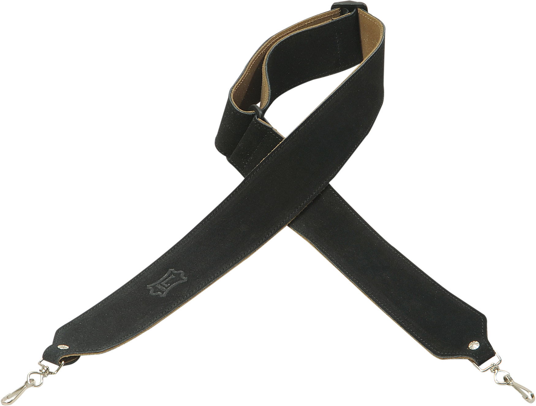 Levy's Leathers M9S-BLK Suede Banjo Strap, Black