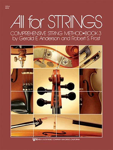 ALL FOR STRINGS BOOK 3-VIOLA AFS STRG M