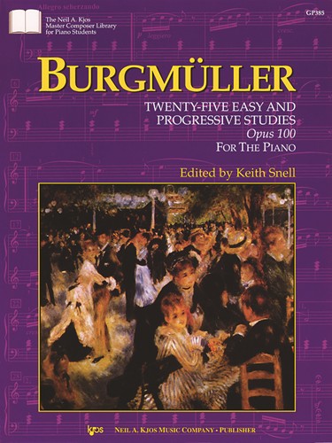 Burgmuller - 25 Easy & Progressive Studies, Op. 100