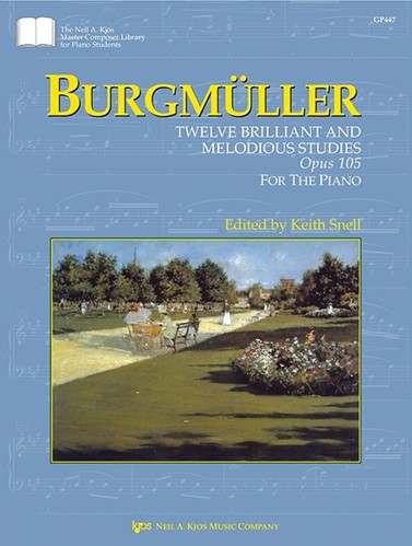 Burgmuller Twelve Brilliant and Melodious Studies Opus 105