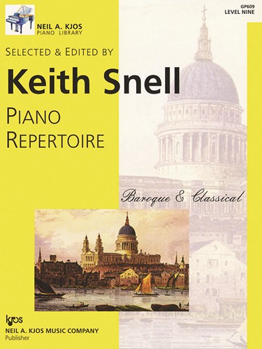 Neil A. Kjos Piano Library Piano Repertoire: Baroque/Classical - Level 9
