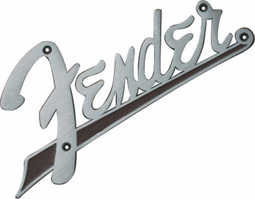 Fender Flat '63 Amplifier Logo, Brown