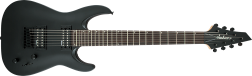Jackson JS22 Dinky 7-String Arch Top Satin Black