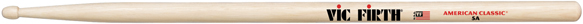 Vic-Firth 5AW American Classic Drum Sticks, 5A Wood Tip