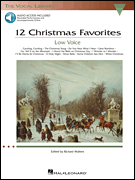 Hal Leonard Various   12 Christmas Favorites - Low Voice - Book / CD