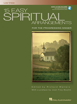15 Easy Spiritual Arrangements - Low Voice w/online audio VOCAL