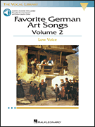 Favorite German Art Songs Vol 2 - Low Voice w/CD
