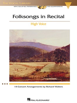 Folksongs In Recital by - Walters Richard - for High Voice w/c