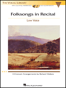Hal Leonard  Walters  Folksongs in Recital - Low Voice - Book / CD
