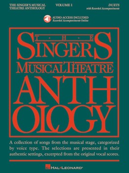 Hal Leonard Various Walters  Singer's Musical Theatre Anthology Duets Volume 1 - Book / CD