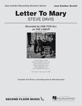 Letter To Mary by Davis Steve for Combo Sextet
