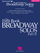 Hal Leonard  Boytim  First Book of Broadway Solos Part II - Mezzo-Soprano - Book / Online Audio