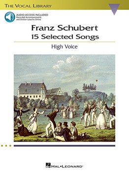 Franz Schubert: 15 Selected Songs w/online audio
