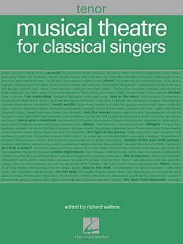 Musical Theatre For Classical Singers by Various - Walters Richard - for Tenor Voc