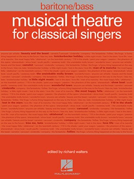 Musical Theatre For Classical Singers by Bari/bass - Walters Richard - for Baritone V