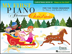 My First Piano Adventure Christmas - Book B - Steps on the Staff