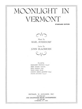 Moonlight In Vermont by Suessdorf Karl for PVG