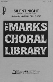 Silent Night by Gruber Franz - Dello Joio - for SATB