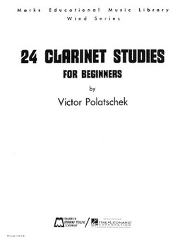 24 Clarinet Studies For Beginners by Polatschek Victor for Clarinet Method