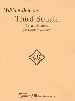 3rd Sonata by Bolcom WIlliam for Violin and Piano