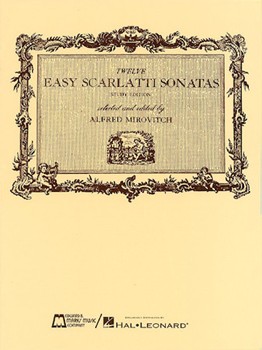 12 Easy Scarlatti Sonatas by Scarlatti - Mirovitch - for Piano