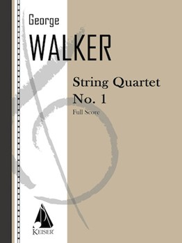 String Quartet No. 1 by Walker George for Study Score