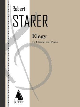 Elegy by Starer Robert for Clarinet Solo